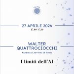 Seminario SIPEIA: "I limiti dell'AI" con Walter Quattrociocchi